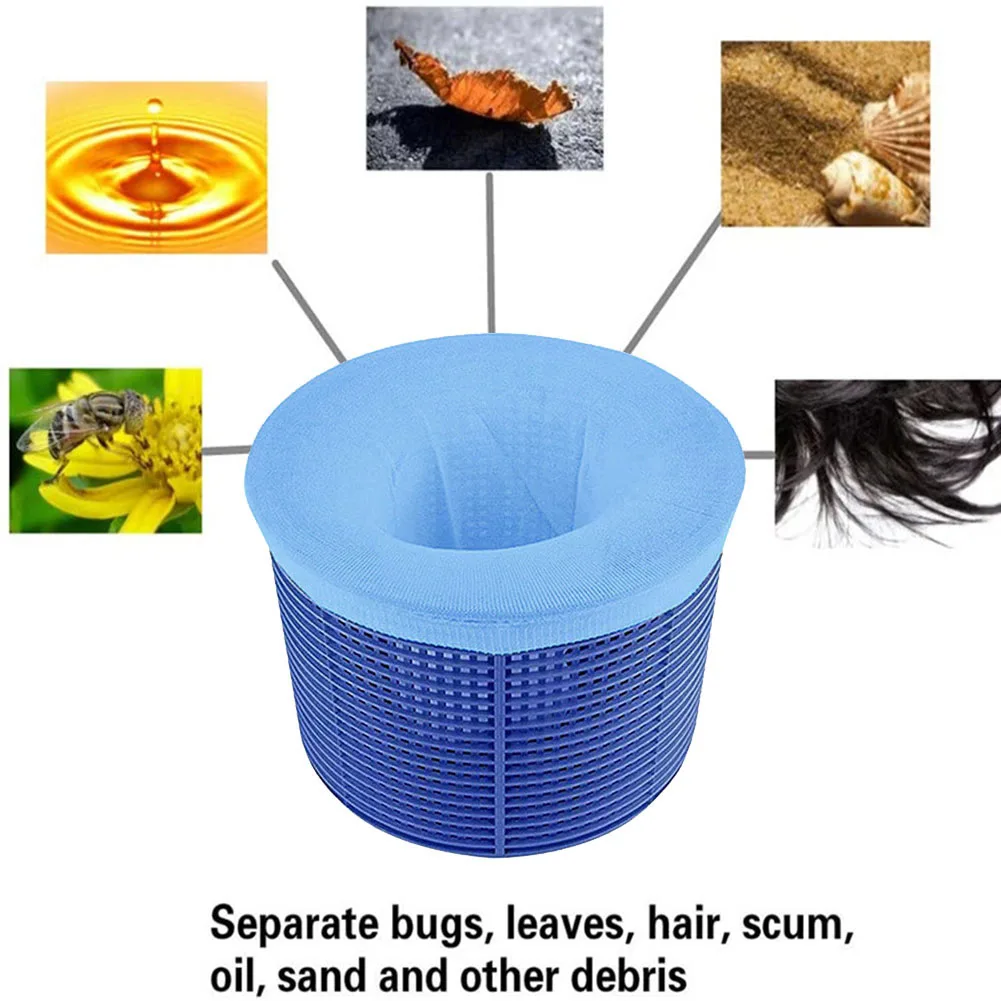 10-100PCS Pool Skimmer Socks Elastic Pool Skimmer Socks Filter Storage Bag Mesh Screen Net Pool Filter Sock Pool Accessories New