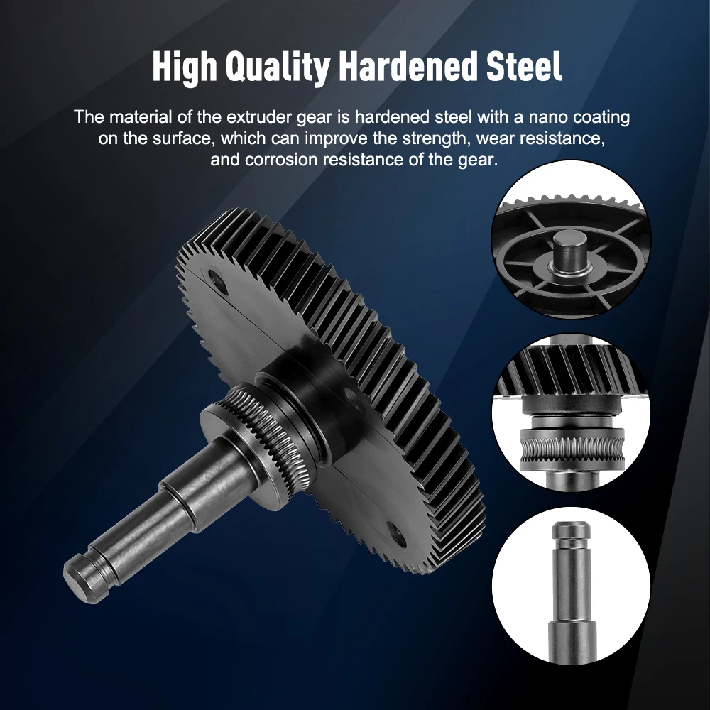 Für Creality SPARKX i7 Hotend Kit 0,4mm Heizblock-Kit Silikonsocken Extruder-Zahnrad-Komponente für i7 3D-Drucker Zubehör – Detail 13