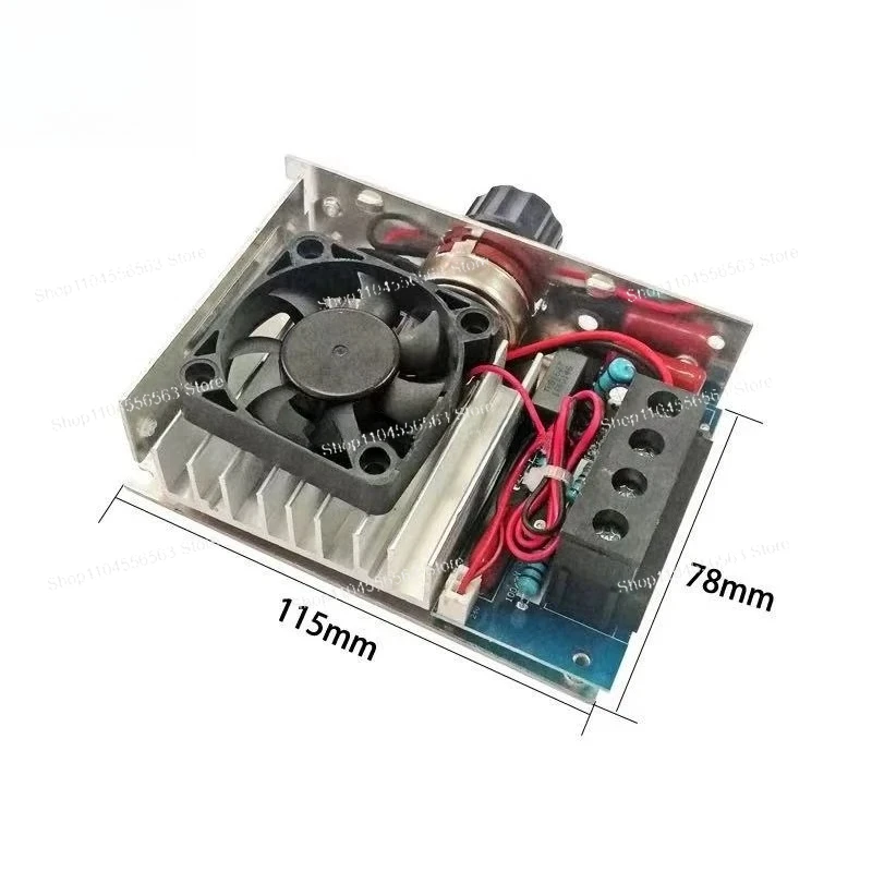 AC110V 220V SCR Voltage Regulator, 10000W 75A Dimmer Speed Controller Thermostat