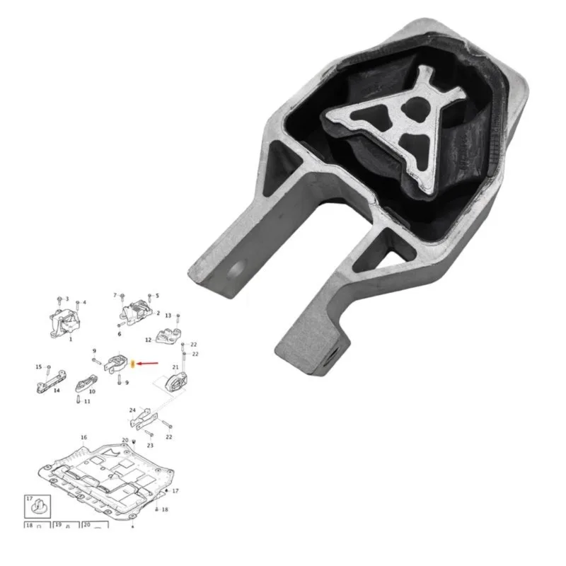Super Sale New 32137259 Engine Mounting Left Lower Torque Rod Bracket for VOLVO XC40 Mount 1.5 Petrol Manual 2021