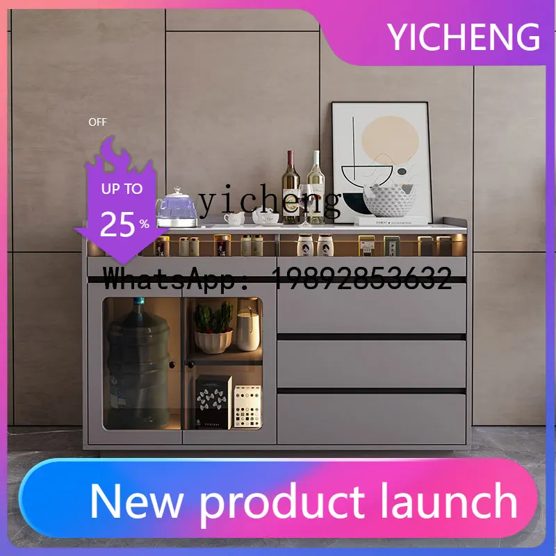 

Desktop tea bar machine with household integrated cabinet, side cabinet, small desktop automatic water filling