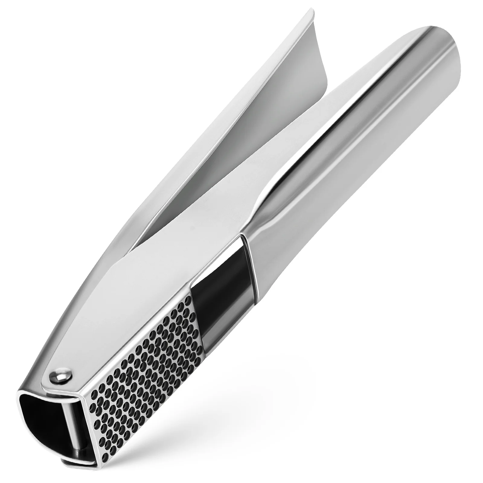 

Garlic Press Stainless Steel Manual Veggie Chopper Kitchen Tool Large Capacity Easy Use Portable Food Mincer Vegetable Shredder