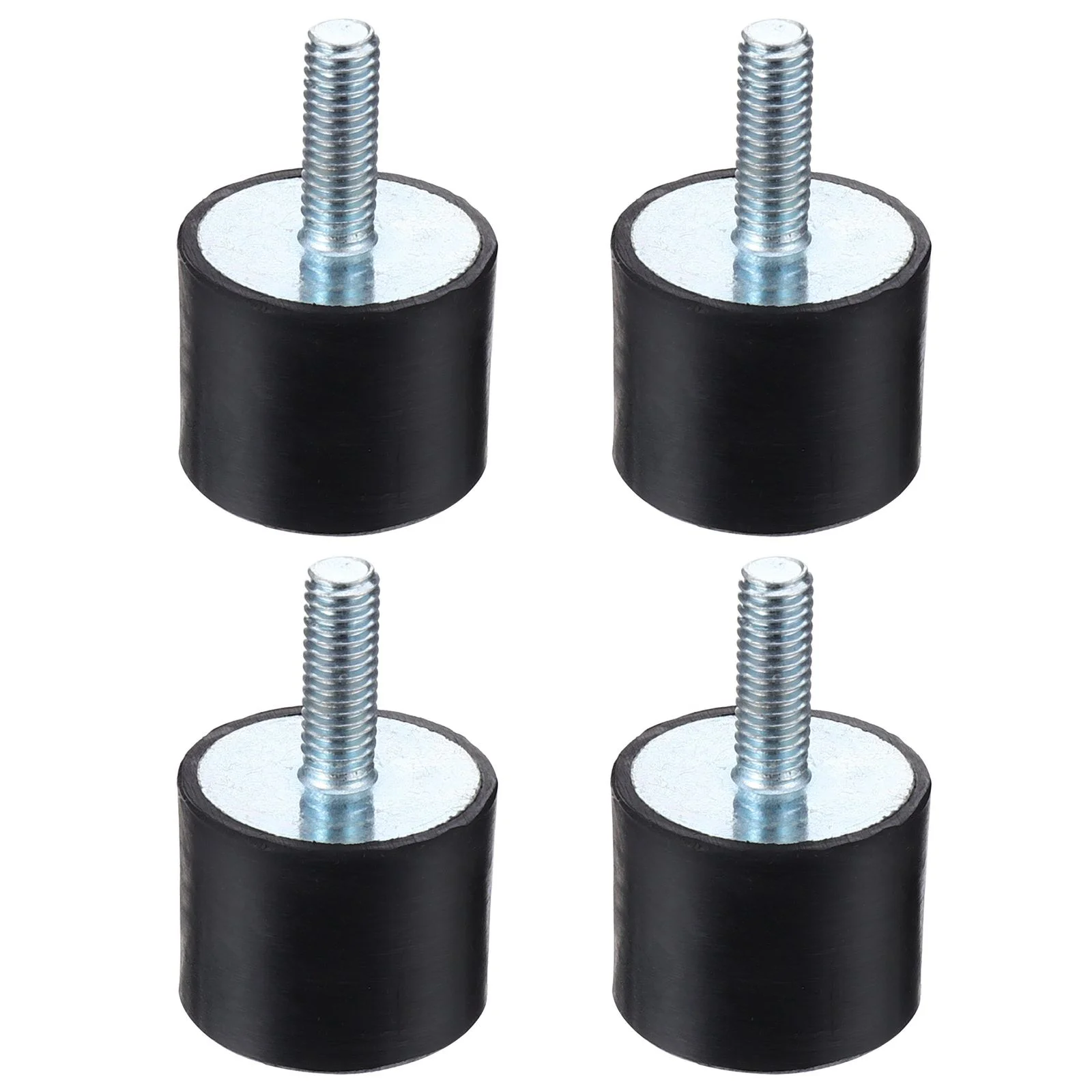 4 Pcs Rubber Shock Absorber Cylindrical Anti Vibration Isolator Mounts Isolators Shocks Absorbers Motor