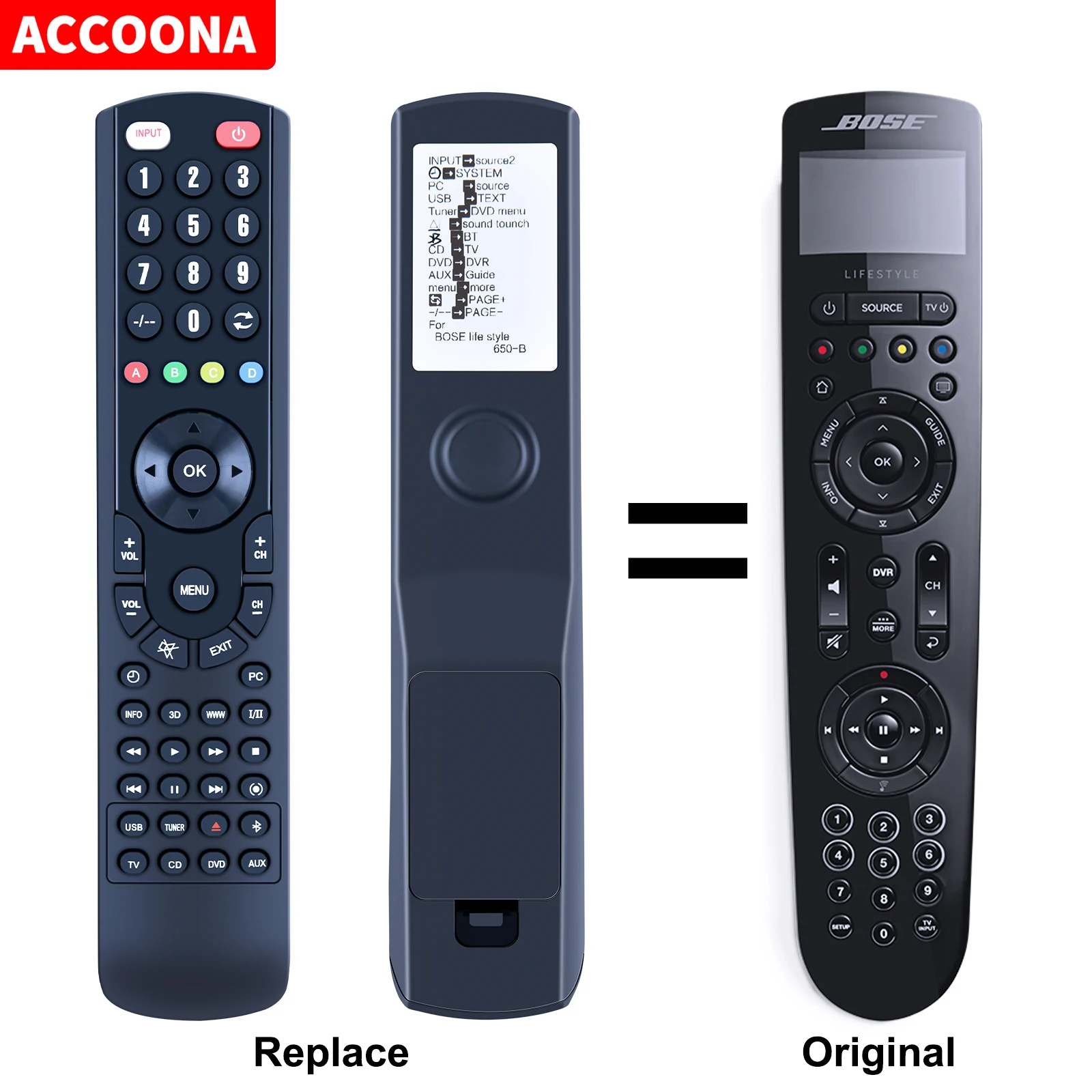 

Remote control for Bose Lifestyle 550/500