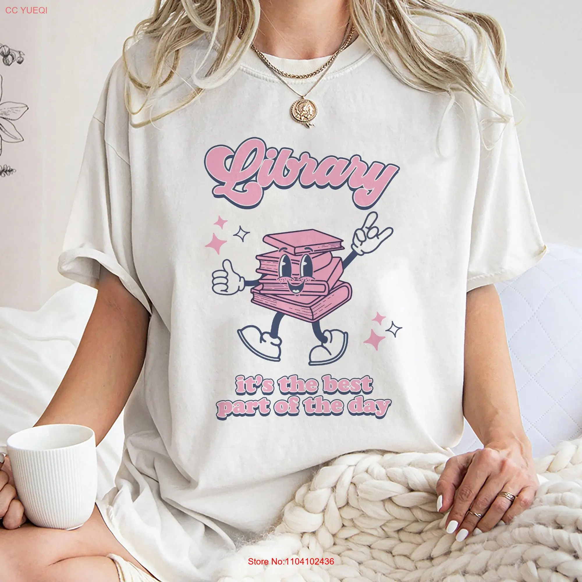 Library Its The Best Part Of Day T Shirt Trending Unique Book Lover Bookworm Retro SweaT  long or short sleeves