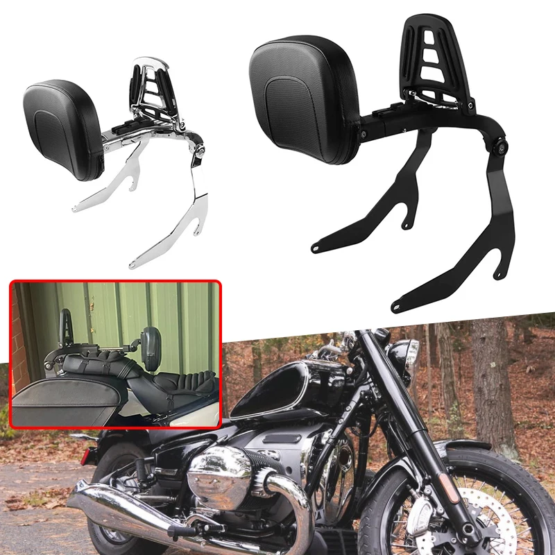 R18B R18 Motorcycle Accessories Multi-Purpose Driver Passenger Backrest Folding Rear Luggage Back For BMW R 18 Classic 2020-2023