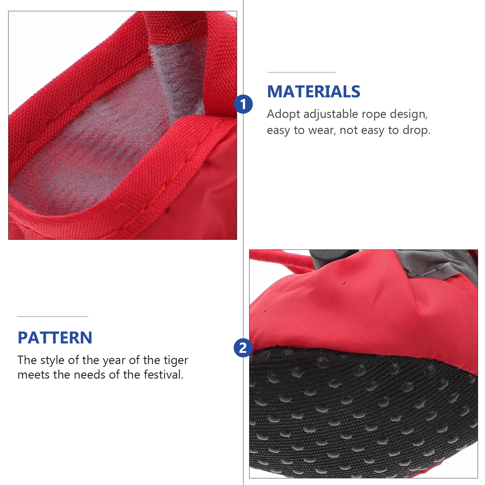 

3 Sets Dog Paw Protector Boots for Small Dogs Rain Doggy Waterproof Pet Shoes Foot Booties