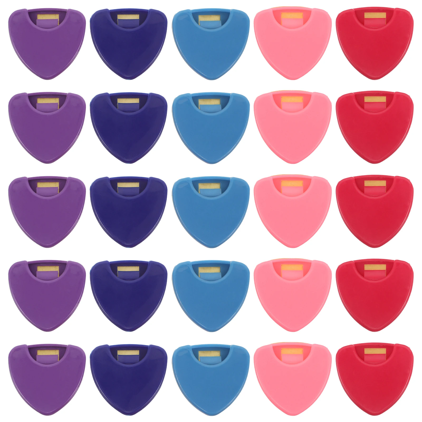 

25 Pcs Guitar Pick Case Acoustic Holder Bass Organizer Plectrum Storage Banjo Musical Instrument