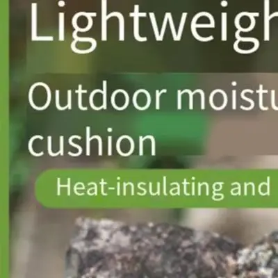 Water-Resistant and Heat-Insulated Seat Mat for Outdoor Use with Compact Fold Design Suitable for Hiking Fishing and Events