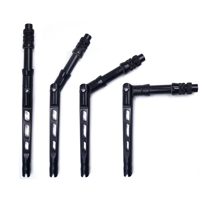 Sea fishing 50cm with hollow heavy drag fishing rod 795g large fishing rod adjustable four corners curved straight rod slow
