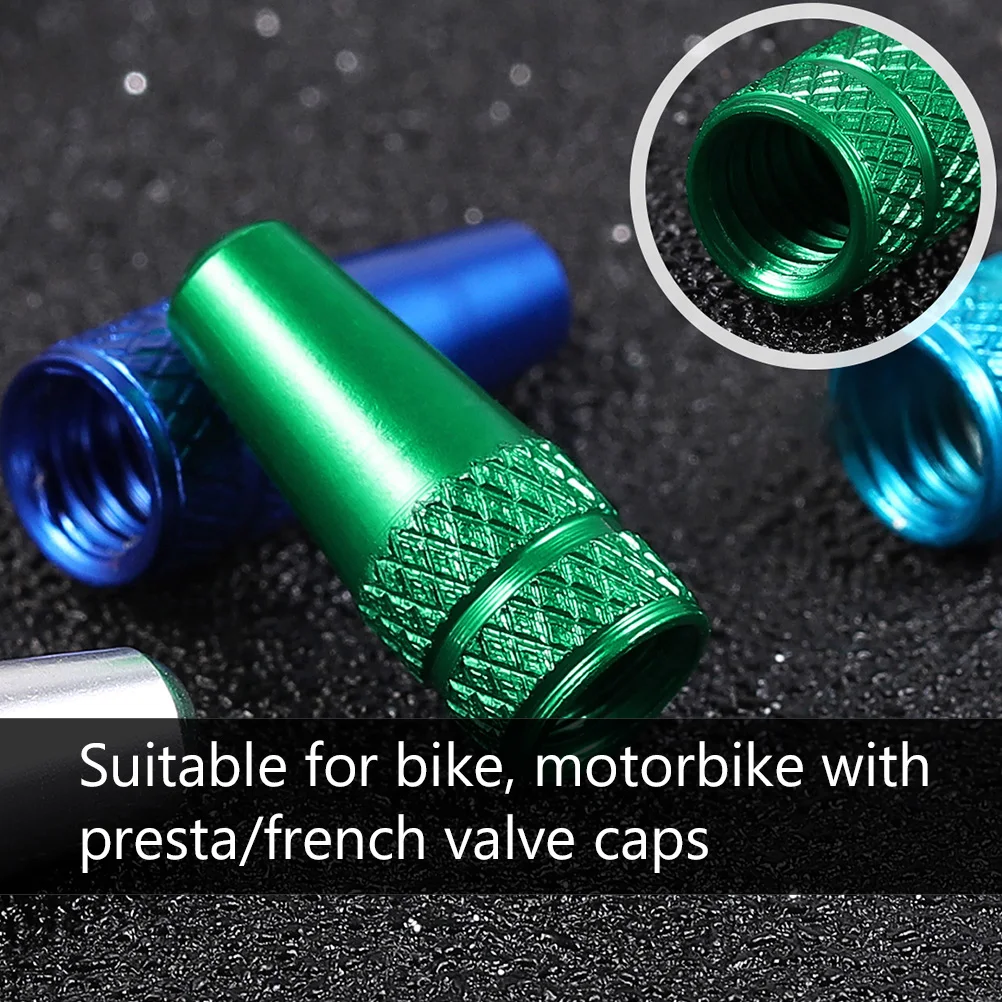 

30pcs Aluminum Alloy Bike Tire Caps Dust Cover For Valves Waterproof Dirt Proof Motorbike Bicycle Accessories