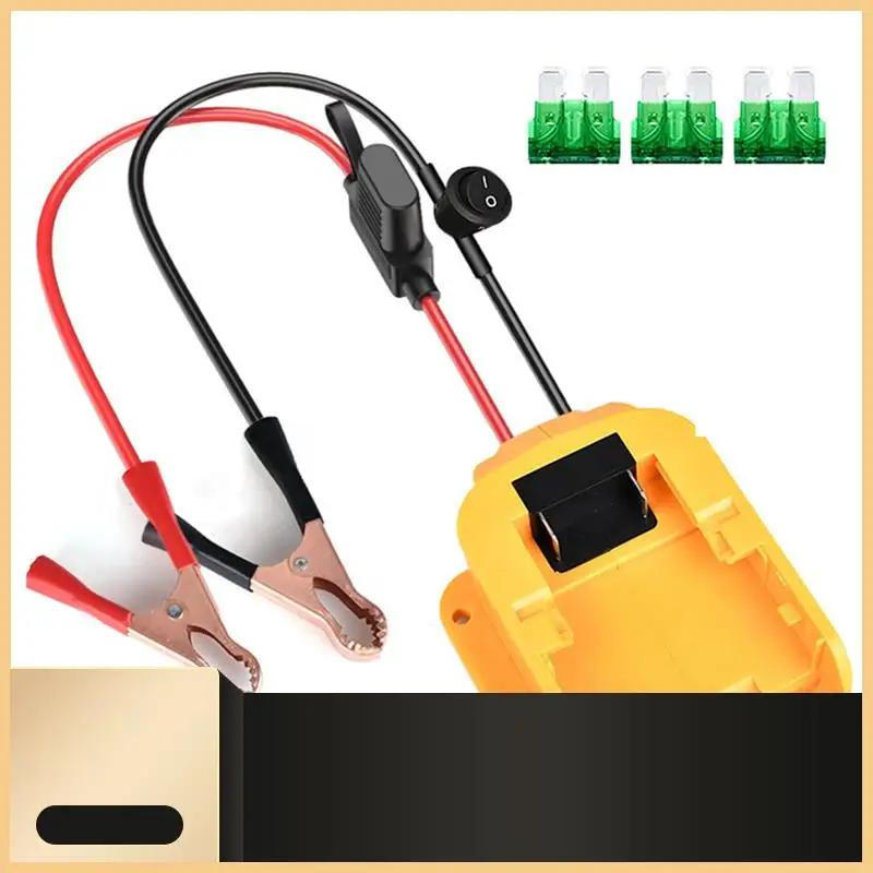 

18 В литий-аккумулятор автомобильный адаптер для стартера автомобильные перемычки автомобильные усилители кабели с предохранителем-N30R