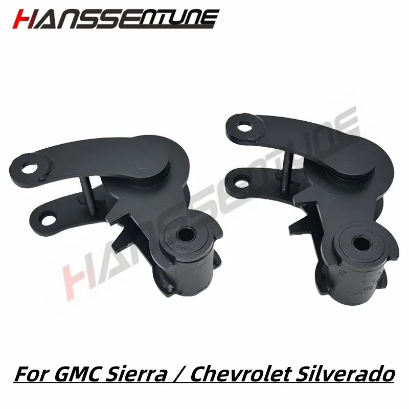 

Suspension Rear Shackle Lift Kit 2WD 4WD For GMC Sierra Chevrolet Silverado 2006 - 2022