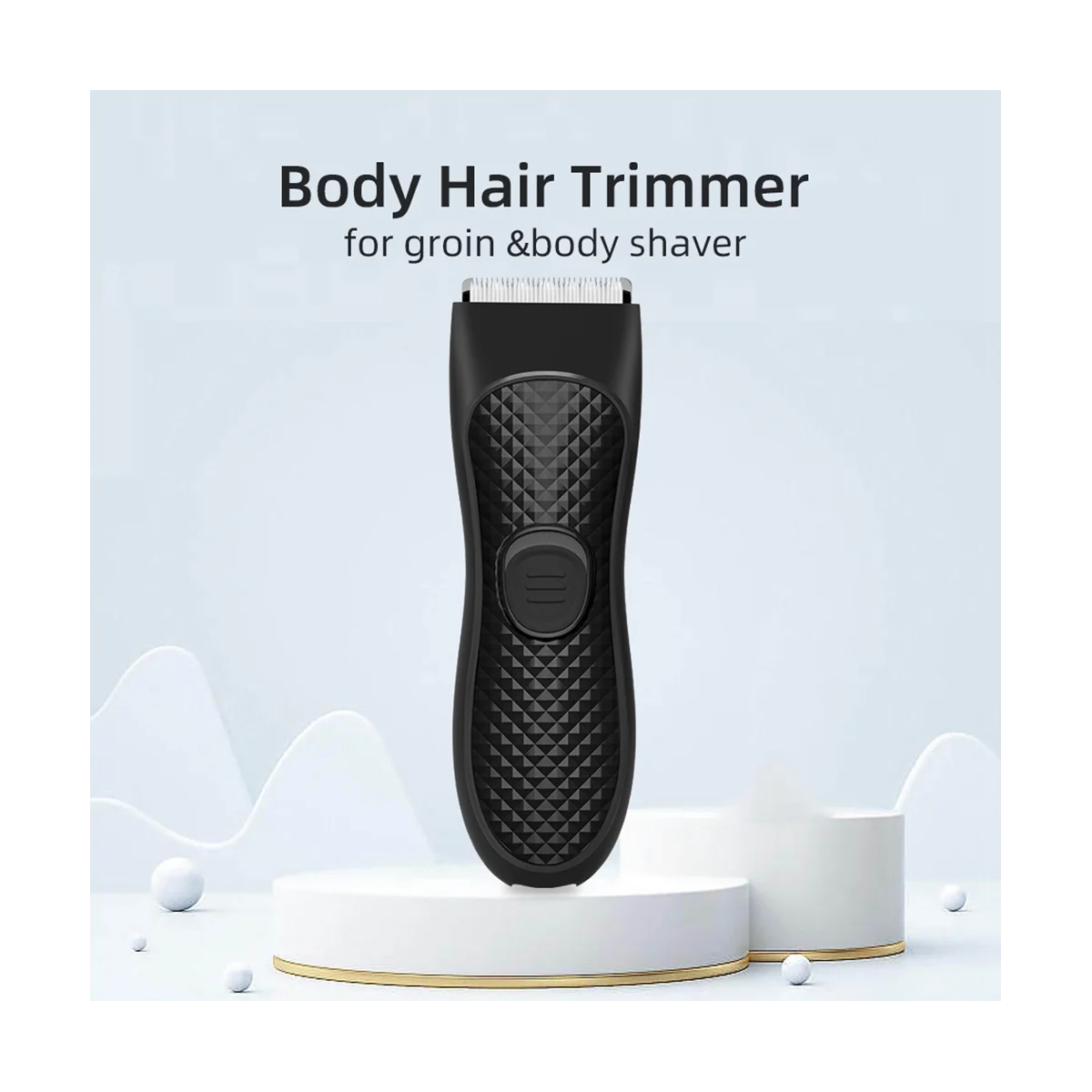 Trimmer elettrico da uomo tagliacapelli per inguine depilazione pubici aree intime tagliacapelli epilatore rasoio ricaricabile