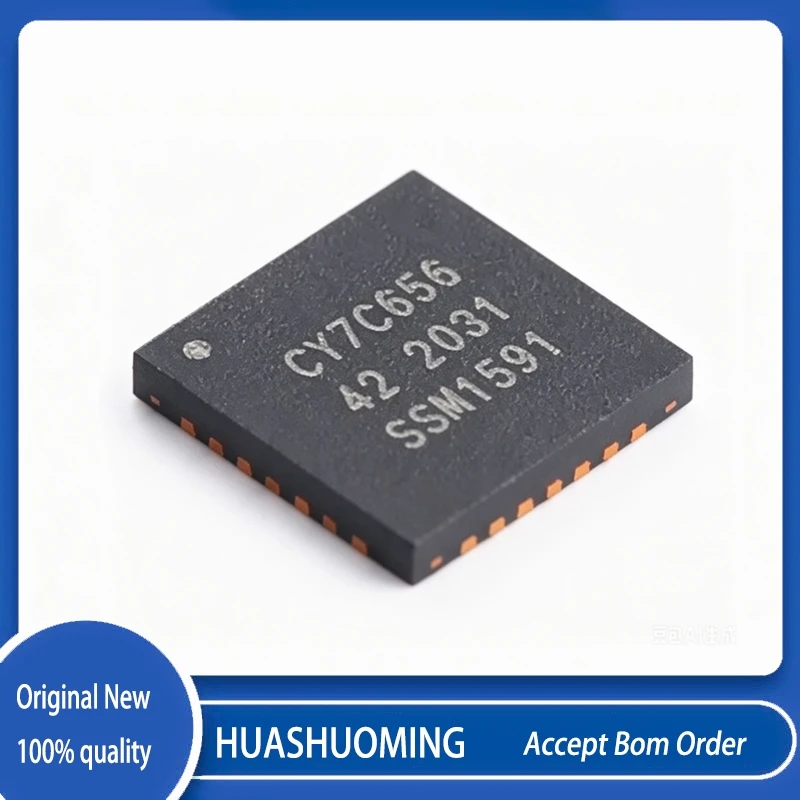 5Pcs/Lot  CY7C65642-28LTXC  CY7C65642   QFN-28