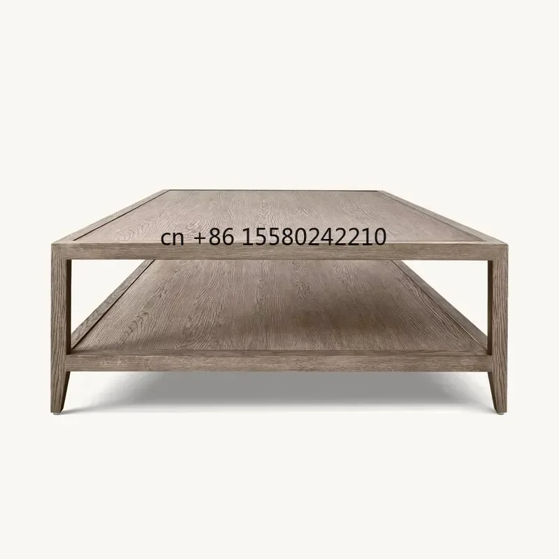 for Shengxuan SX-CJ860 Modern American Style High Quality Rectangular Solid Wood Coffee Table Living Room Furniture 3-Year