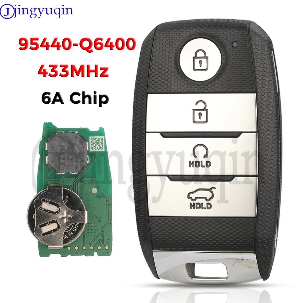 jingyuqin ID46 OSLOKA-875T 433MHz For KIA Soul 2014 2015 2016 2017 2018 2019 Remote Car Key Fob (PS) B2100 95430-B2100 Control