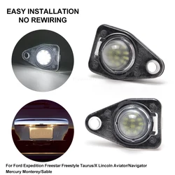 LED Tag Lamp License Plate Light for Ford Expedition Freestar Freestyle aurus Lincoln Navigator Lincoln Aviator 