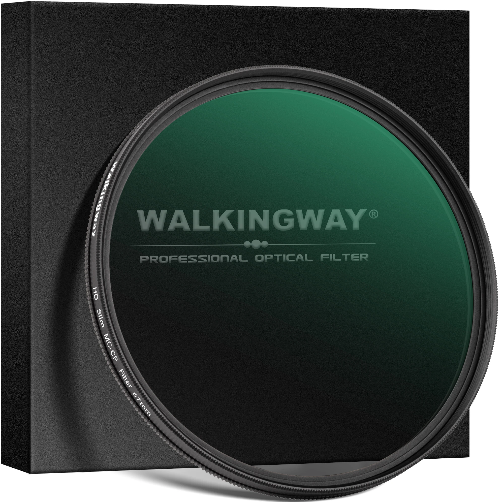 Walkingway CPL Bộ Lọc Ống Kính Camera Siêu Mỏng Quang Học Đa Tráng Tròn Kính Phân Cực Ống Kính 37Mm 39Mm 43Mm 52mm 58Mm 62Mm 67Mm 77Mm
