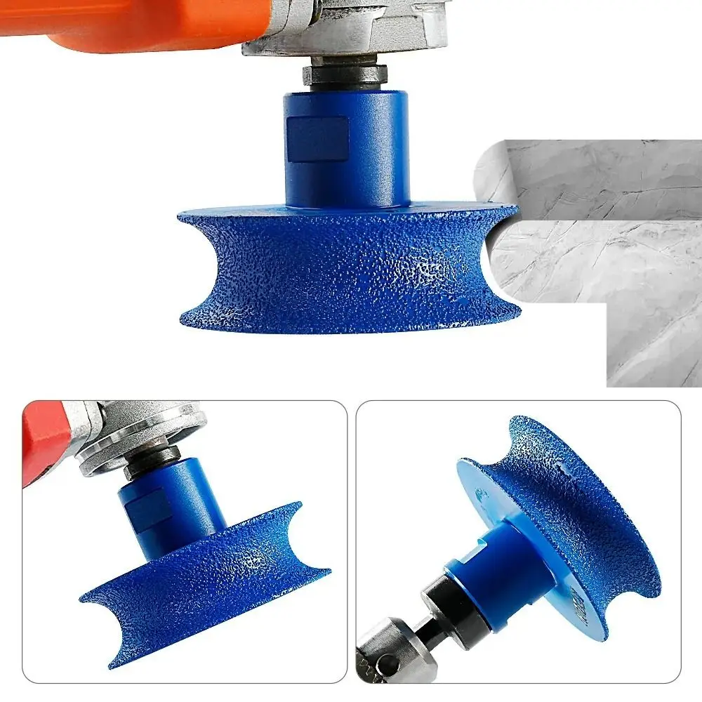 

Diamond Particles Semi-circular Stone Grinding Wheel Long Service Life Solid Construction Grinding Disc Fast Cutting