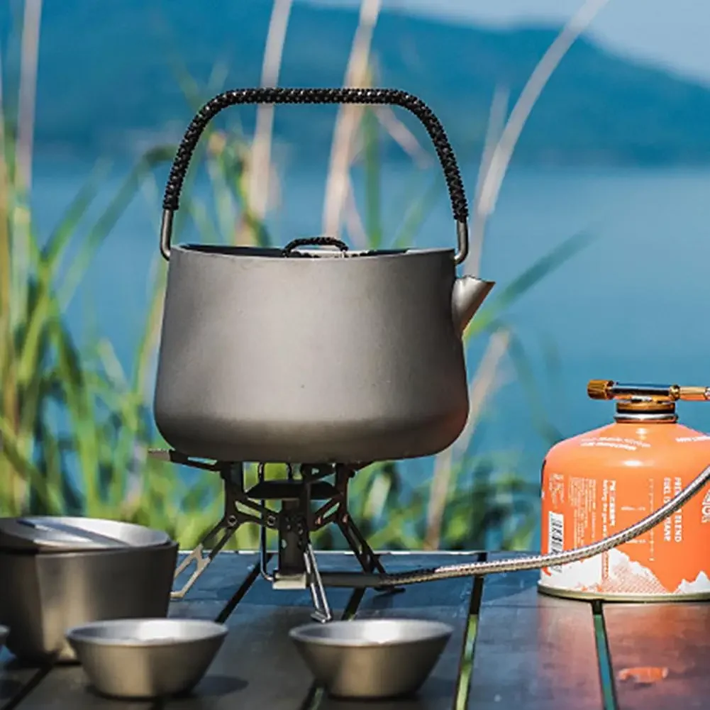 Prajna Titanium Teapot Coffee Pot Boiling Kettle Lightweight Fire Maple Teapot Teapot 1L Teapot Gifts - Image 3
