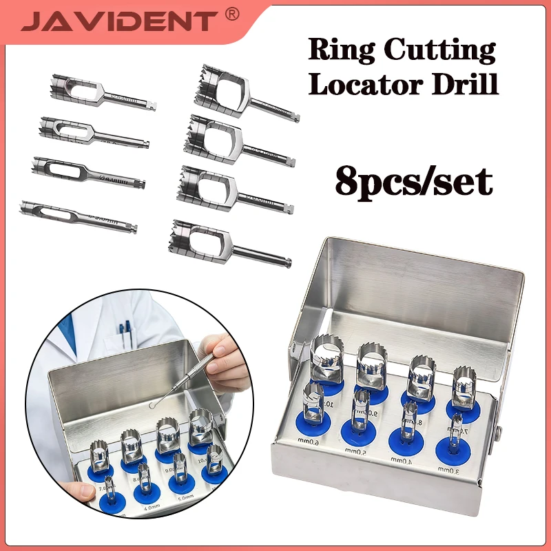 1Set Dental Instruments and Supplies Dental Implant Conical Drill Bit Set Dental Implant Bone Drill Bits and Restoration Tools