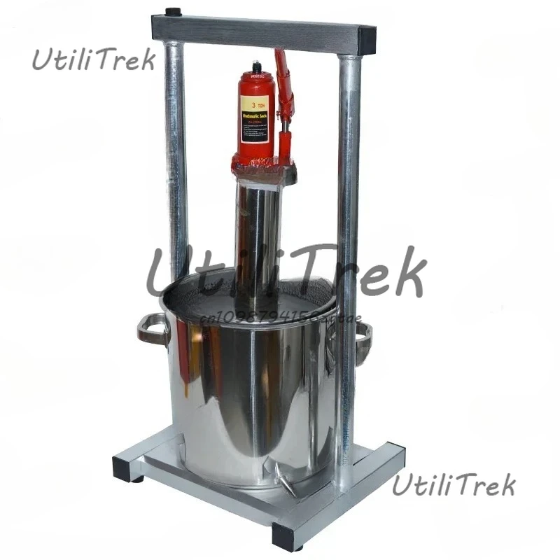 22L 36L Hydraulic Fruit Squeezer Stainless Steel Manual Juicer Small Honey Grape Blueberry Mulberry Presser Juicer