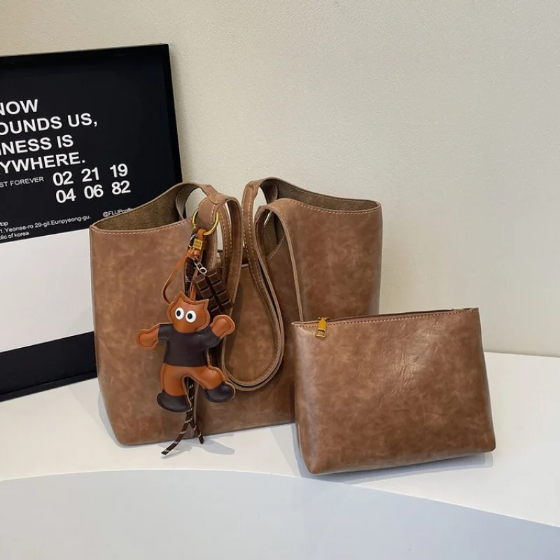 

Classic Women's Handbag, Leather Tote Bag Luxury, Designer Shoulder Crossbody Purse Elegant Ladies