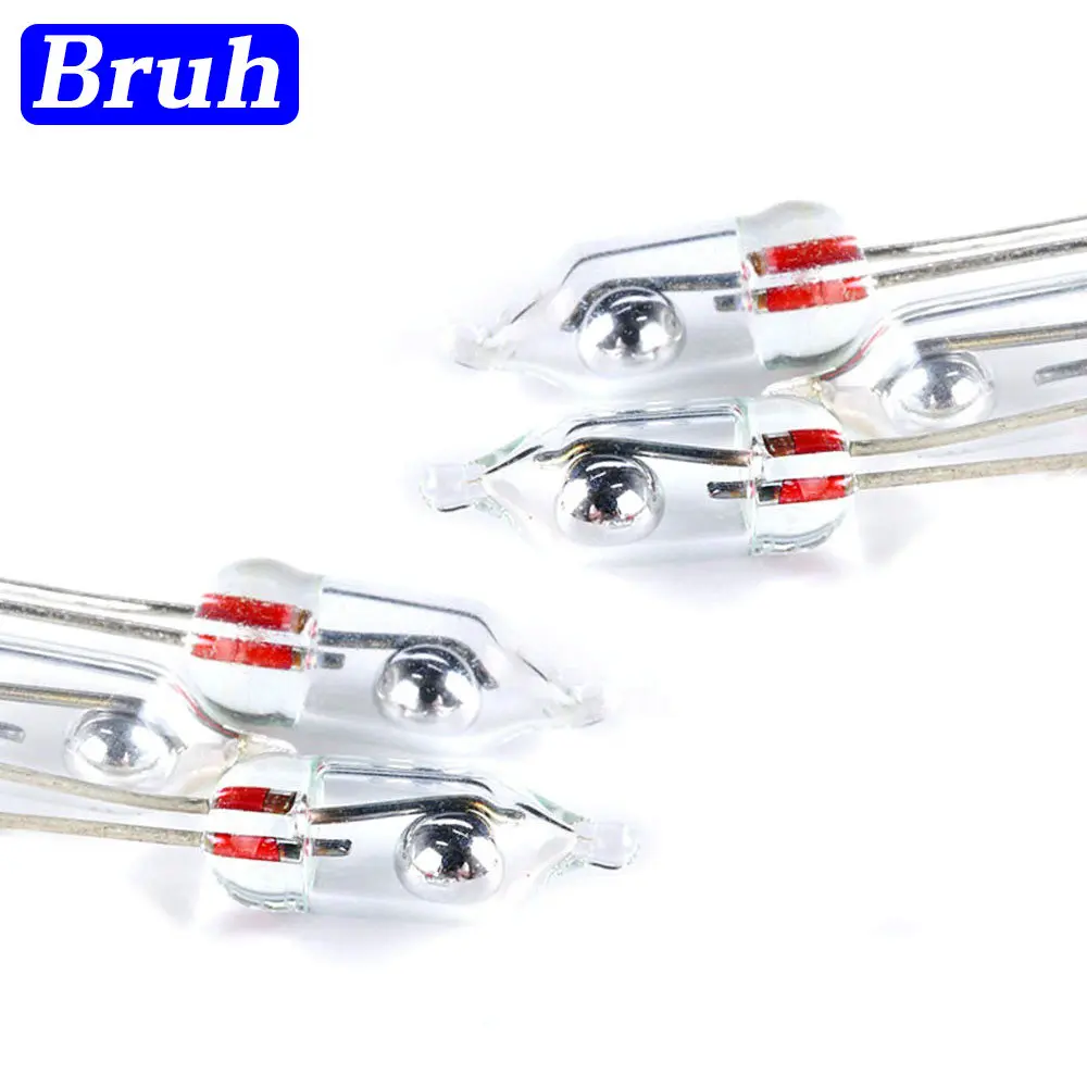 20Pcs/lot Glass Electric Tilt Switch Unidirectional Work Angle Sensor switch on/off 3MM/5MM