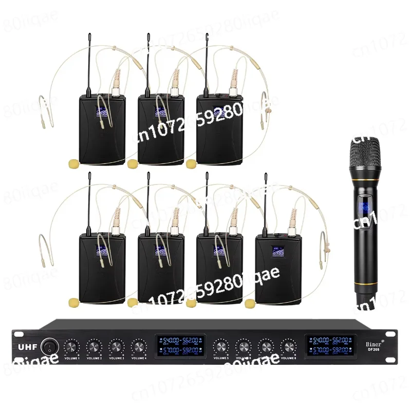 DF208 Professional Headset Wireless Handheld Microphone