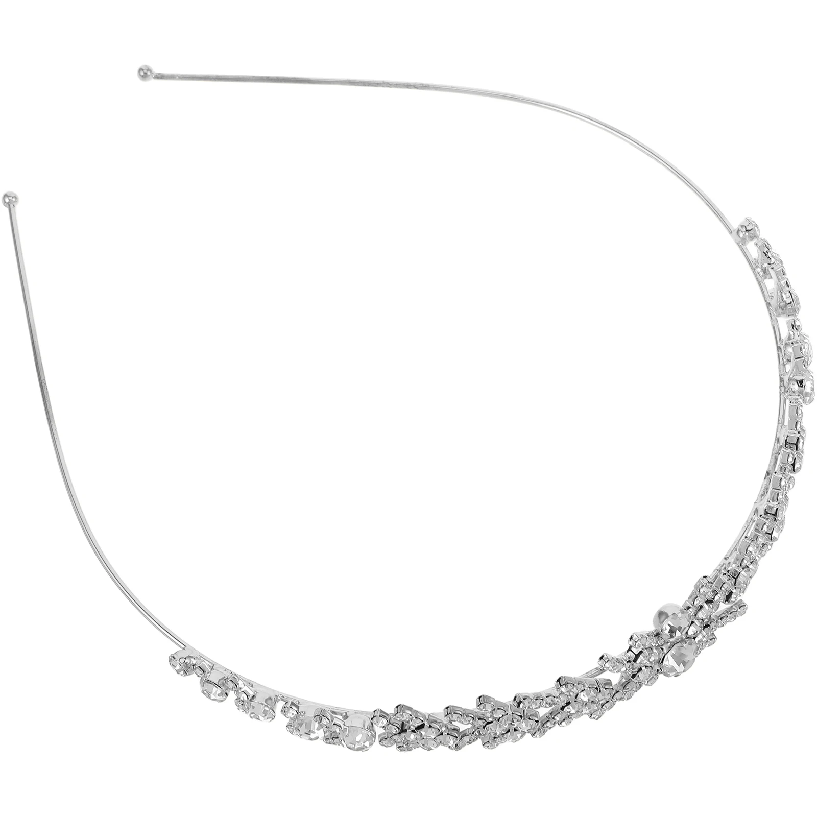 

Bridal Headband Hair Accessories for Bride Wedding Rhinestone Headdress Metal Crown