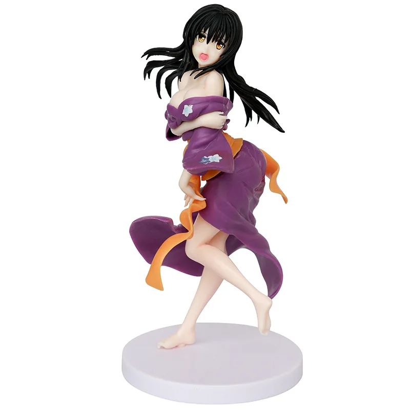 

ukata Yui Kotegawa Anime Figure, Traditional Japanese Kimono Collectible Figurine of a 2D Anime Beauty Figure