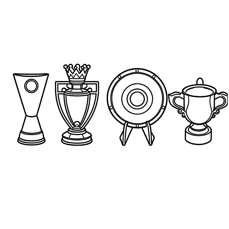 Mini Creative Commemorative Trophy Ornaments Metal Trophy Football Lovers Collection Keychain Pendant Fan Souvenir