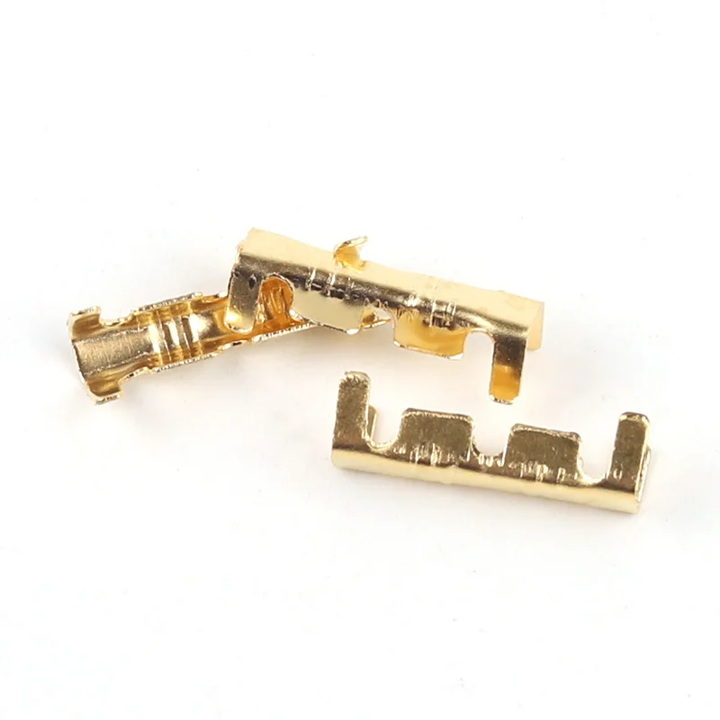 50/100pcs U-shaped 0.3-1.5mm2 terminal block cold embedded connector cold terminal small tooth fascia terminal
