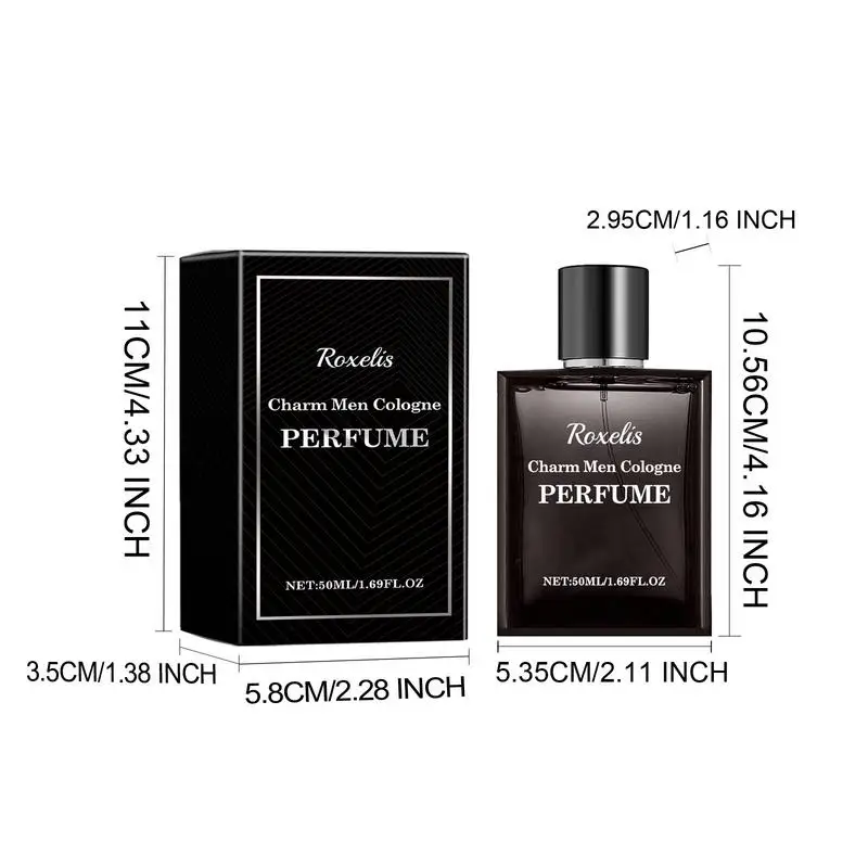 Sexuellement parfumé de nouilles boisées pour hommes, parfum de rencontre naturel, parfum charmant, vaporisateur corporel longue durée, dépistolet ants pour hommes, 50ml