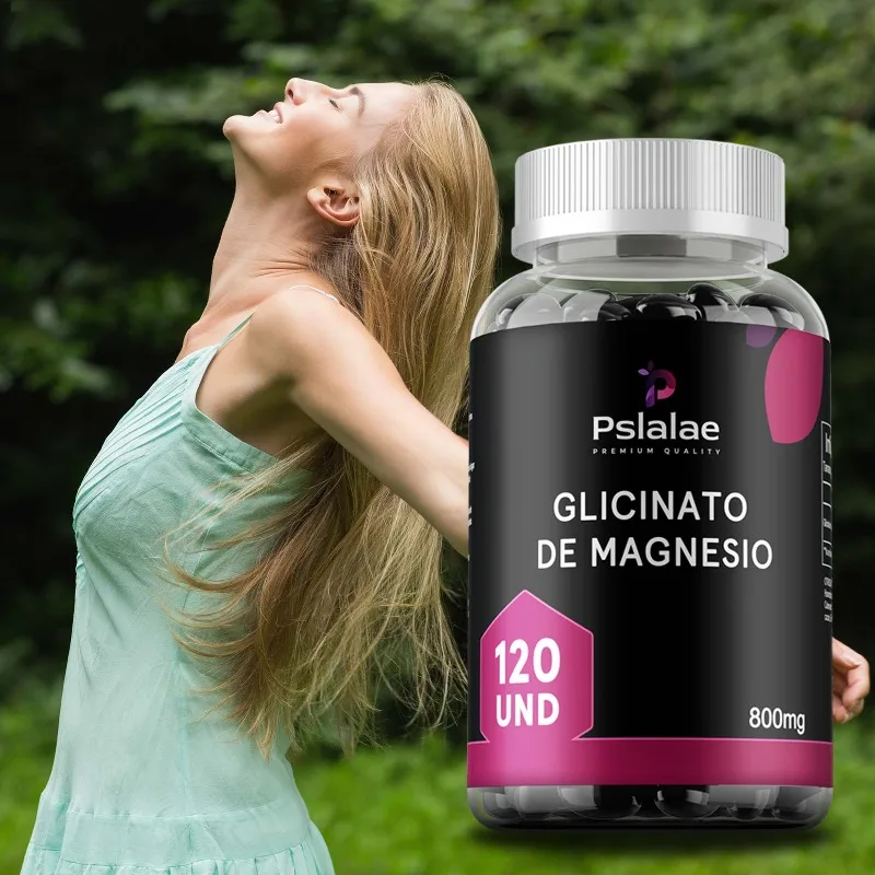 

Magnesium Glycine - Helps Cramp Defense for Leg Cramps, Supports Nerve and Muscle Function, Promotes Heart and Bone Health