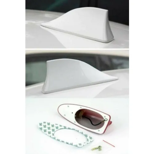 For Renault Clio 4 Compatible White Color Auto Fish-Back Antenna Electric Shark Whale Ceiling Antenna car spare parts