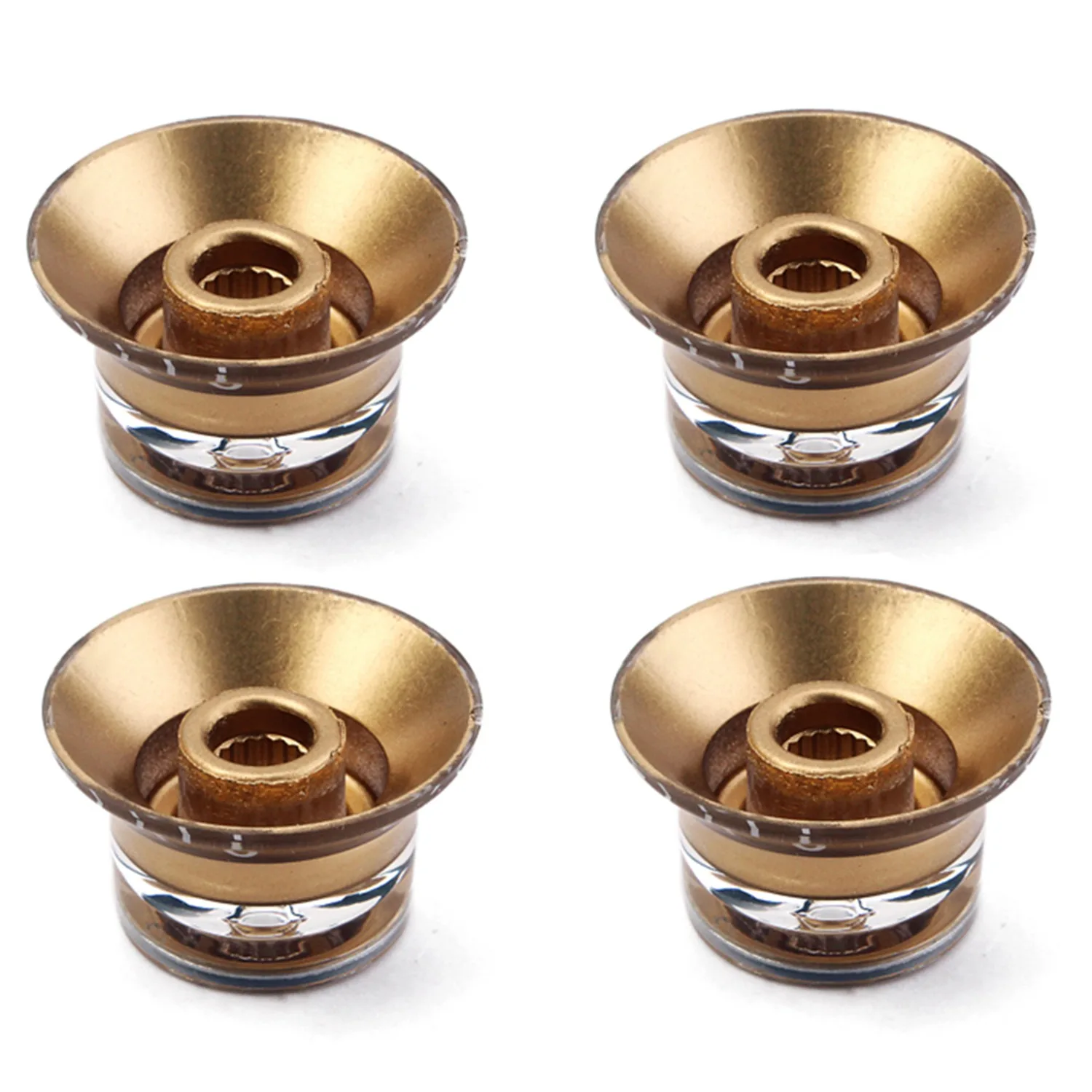 4 Pcs Speed Control Knobs 2 Tone 2 Volume for Gibson LP SG Guitar Golden Knobs Guitar Accessories