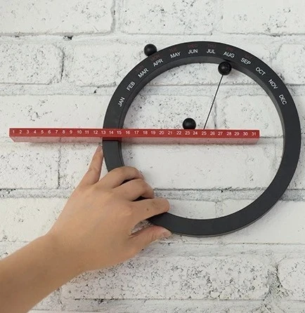 

Creative Magnetic Alphanumeric Ornaments Living Room Tabletop Calendar Creative Home Decoration Handicraft GIft