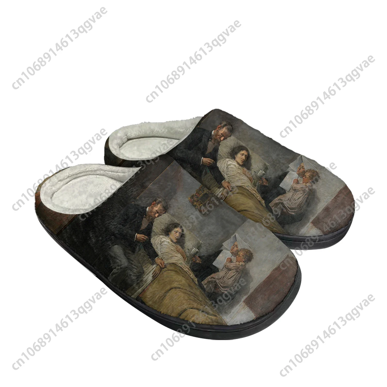 

Picasso Oil Paint Science And Compassion Home Cotton Custom Slippers Mens Womens Sandals Plush Bedroom Warm Shoe Thermal Slipper