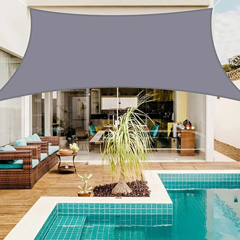 Wasserdichtes Sonnensegel für Garten, Strand, Camping, Terrasse, Schwimmbad, Markise, Zelt, Sonnenschutz. – Detail 5