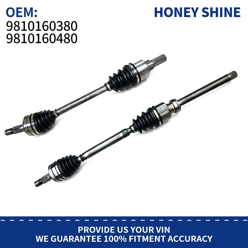 9810160380 9810160480 Drive Shaft Assembly for Peugeot 301 Citroen Elysee M43 1.2 1.6 Front CV Axle Half Shaft