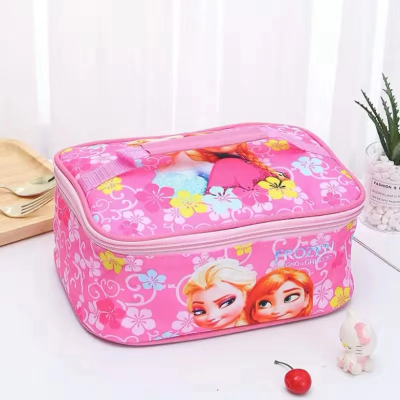 Disney cartoon  cars Stitch cute lunch box bag frozen barbecue handbag Outdoor  tote bag