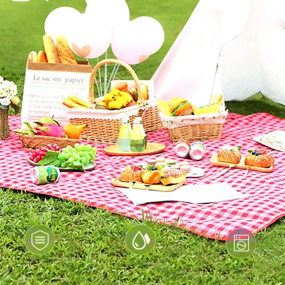 Outdoor faltbare Picknickmatte wasserdichte tragbare Strandmatte verdicken feuchtigkeitsbeständige Campingdecke