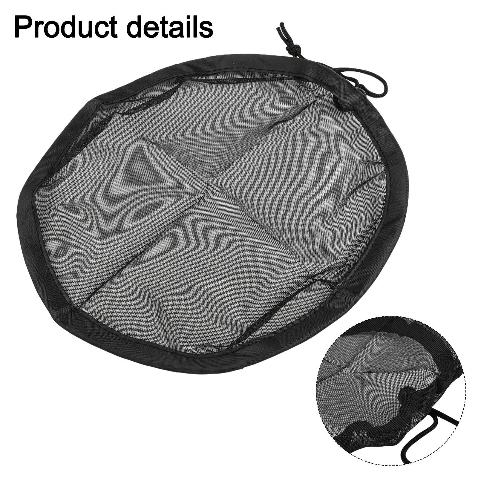 Mesh Cover for Rain 3pcs 30cm with Drawstring Drawstring Closure Keeps Water Collection Clean and from Contaminants