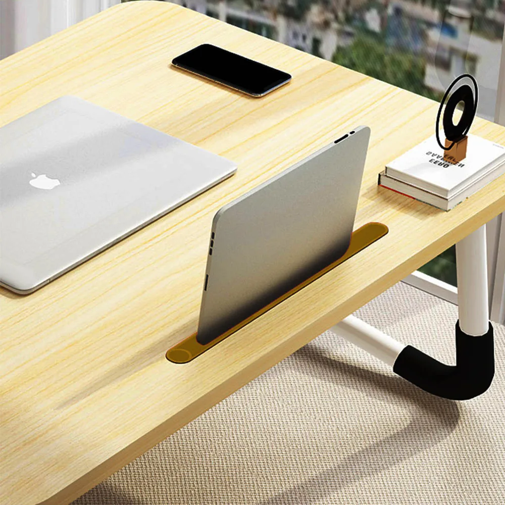 Bureau d'Ordinateur Pliant Simple et Moderne pour Étudiant, Table à Usage Domestique Économique et à la Mode