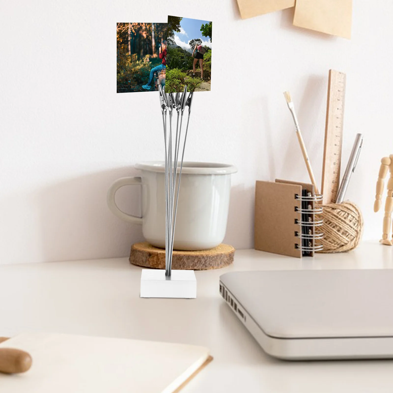 

Desktop Photo Holder Stand Tree Shape Picture Display Branch Clips Freestanding For Photos Notes Milestone Events Decor