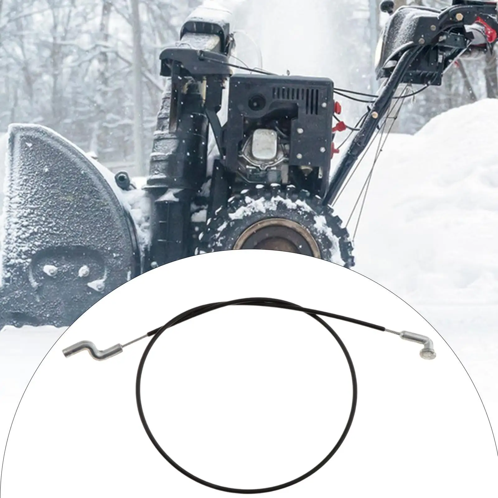 Snowblower Speed Selector Cable Wear Resistant PVC Metal Accessory Replacement for 746-04396A 946-04396A7