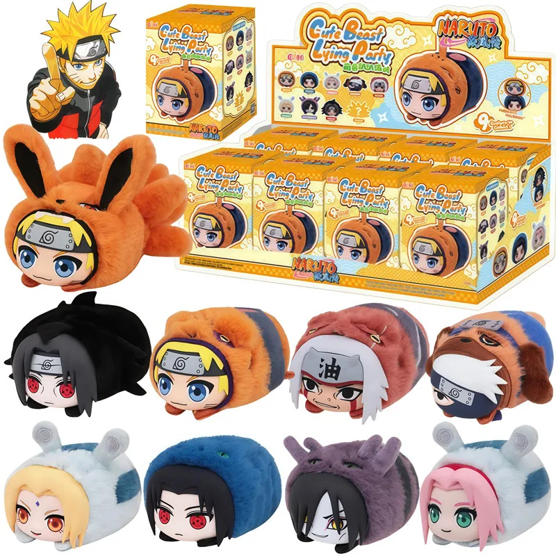 

EAKI Uzumaki Naruto Uchiha Sasuke Haruno Sakura Hatake Kakashi Jiraiya Tsunade Orochimaru Anime Figure Blind Box Toys Gifts