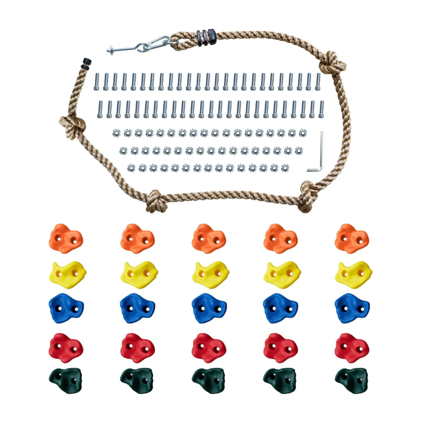 Rock Wall Holds with Mounting Hardware Climbing Wall for Kids for Climbing